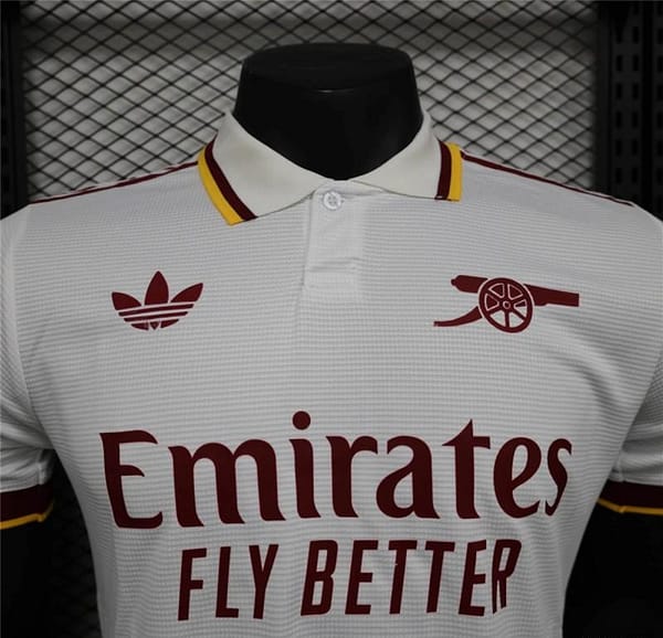 25/26 Player Version Arsenal Special WHITE POLO Jersey - Image 2