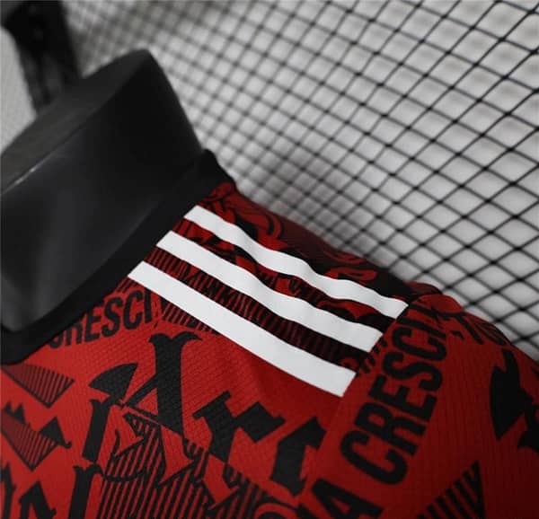 25/26 Player Version Arsenal Adidas Original Training Red/Black Jersey - Image 6