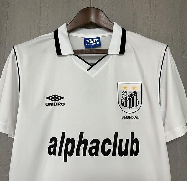 2001 Retro Santos Home Jersey - Image 3