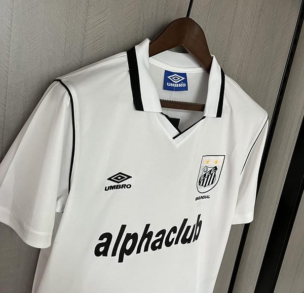 2001 Retro Santos Home Jersey - Image 6