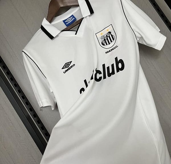 2001 Retro Santos Home Jersey - Image 7