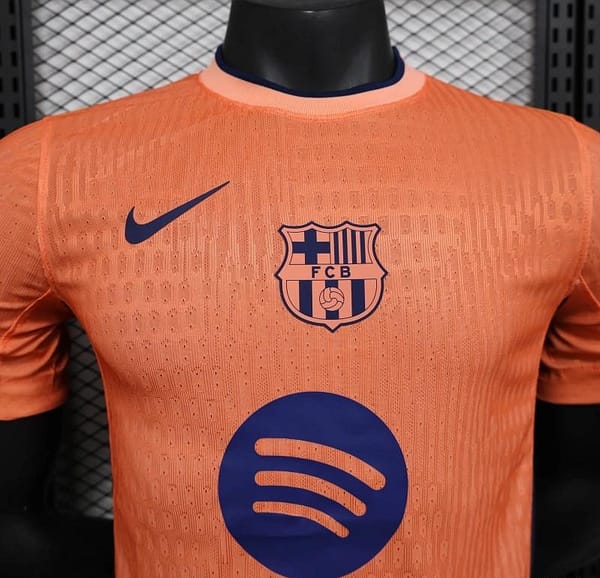 25/26 Player Version Barcelona Orange 125Th Anniversary Jersey - Image 2