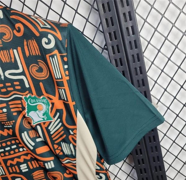 2024 Ivory Coast Pre-Match Train Jersey - Image 7
