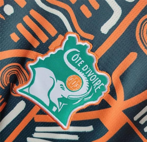 2024 Ivory Coast Pre-Match Train Jersey - Image 8
