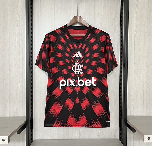 25/26 Flamengo Pre-match All Sponsor S-XXXXL - Image 3