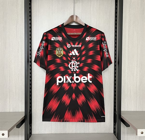 25/26 Flamengo Pre-match All Sponsor S-XXXXL - Image 4