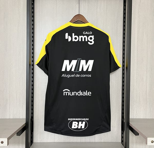 25/26 Atlético Mineiro Training Jersey All Sponsor Black Jersey S-XXXXL - Image 2