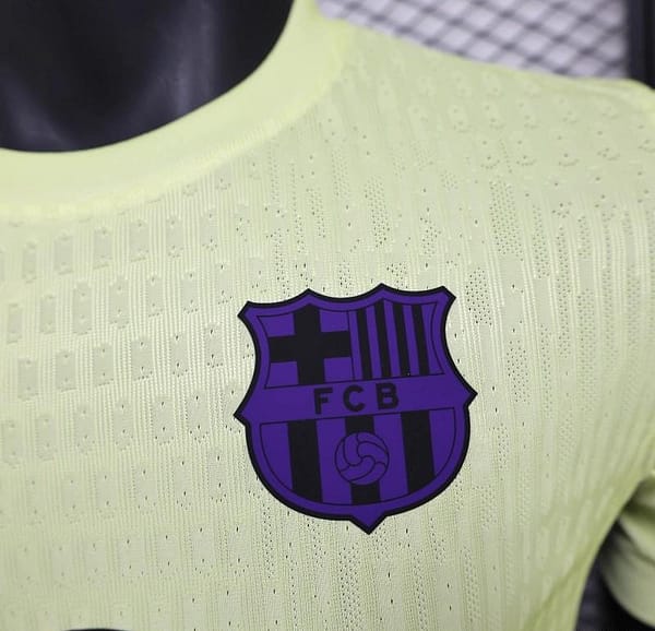 25/26 Player Version Barcelona 125th Anniversary Special Edition Light Green Jersey - Image 3