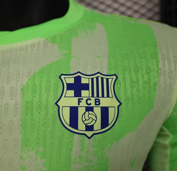 25/26 Player Version Barcelona Third 125th Anniversary Long Sleeve Jersey - Image 3