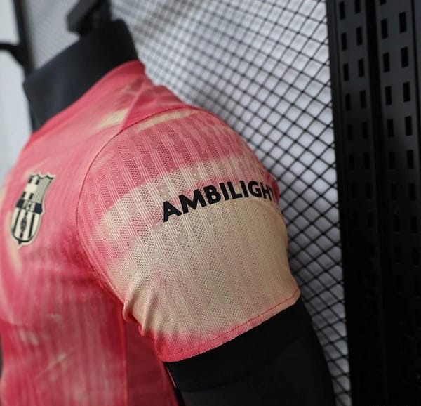 25/26 Player Version Barcelona 125th Anniversary Pink Special Edition Jersey - Image 6