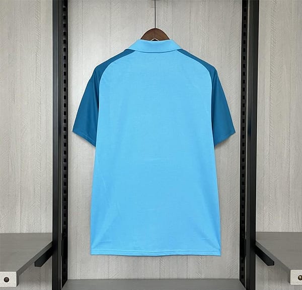 25/26 Flamengo Light Blue Polo Jersey S-XXXXL - Image 2