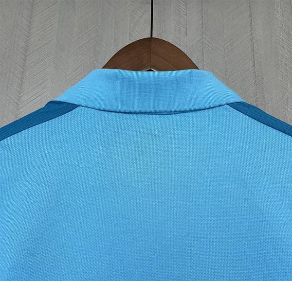 25/26 Flamengo Light Blue Polo Jersey S-XXXXL - Image 9