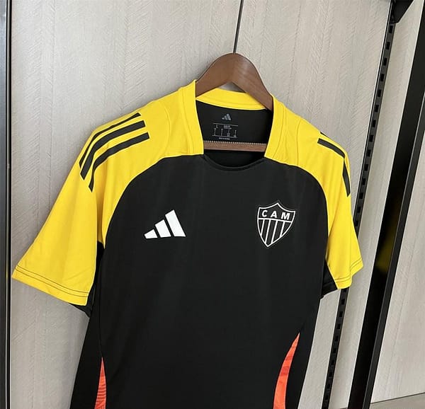 25/26 Atletico Mineiro Training Black/Yellow Jersey S-XXXXL - Image 2