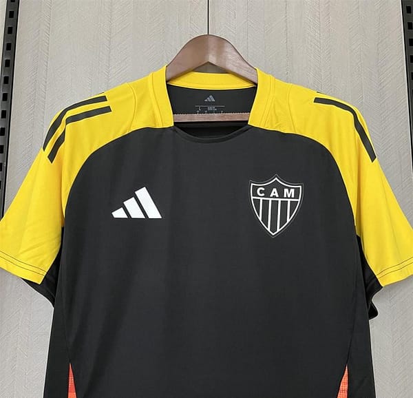25/26 Atletico Mineiro Training Black/Yellow Jersey S-XXXXL - Image 5