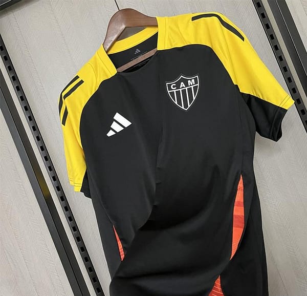 25/26 Atletico Mineiro Training Black/Yellow Jersey S-XXXXL - Image 8