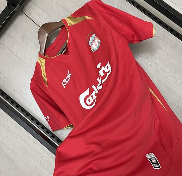 2005/06 Retro Liverpool Home Jersey - Image 8