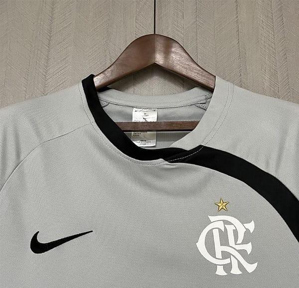 2008/09 Retro Flamengo Goalkeeper Grey Jersey - Image 3
