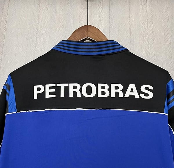 99/00 Retro Flamengo Goalkeeper Blue Jersey - Image 9