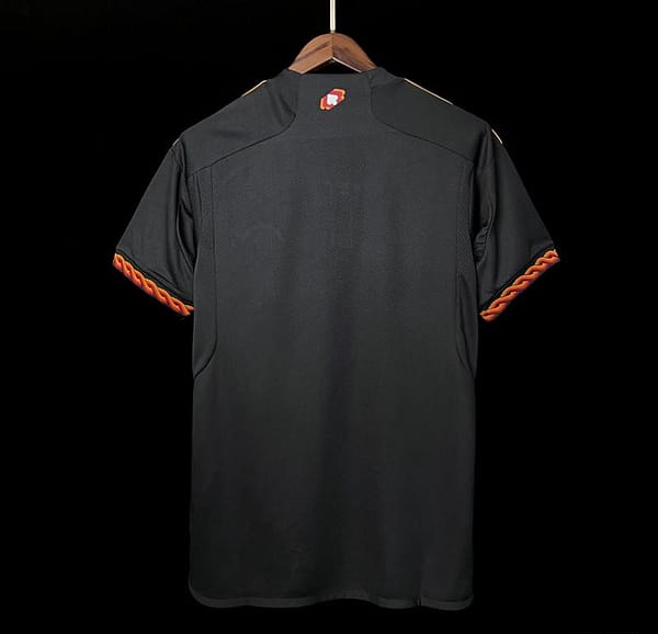 23/24 Roma Third Black Jersey - Image 4
