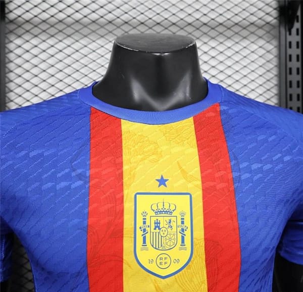 2024 Player Version Spain Pre-match Training Jersey Shirt - Image 2