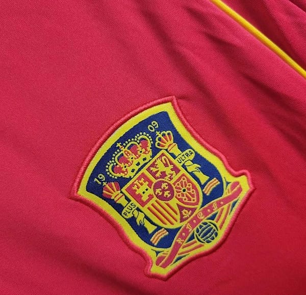 2010 Retro Spain Home Jersey - Image 5