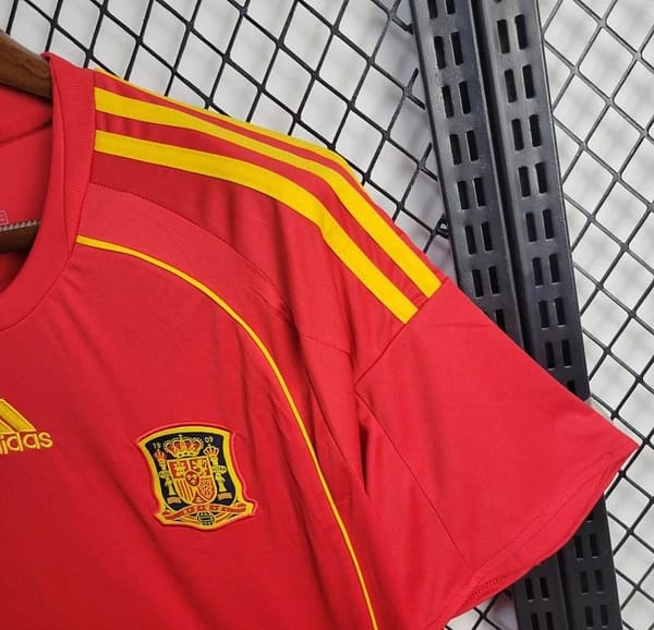 2010 Retro Spain Home Jersey - Image 7