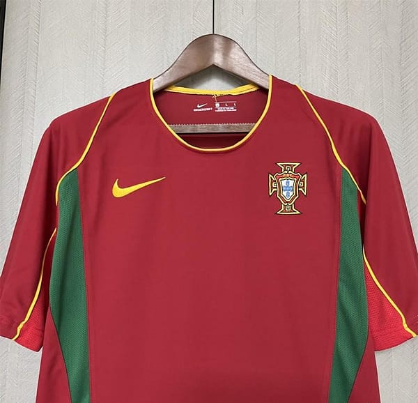 2002 Retro Portugal Home Jersey - Image 3