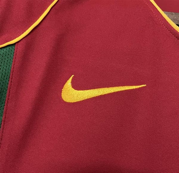 2002 Retro Portugal Home Jersey - Image 5