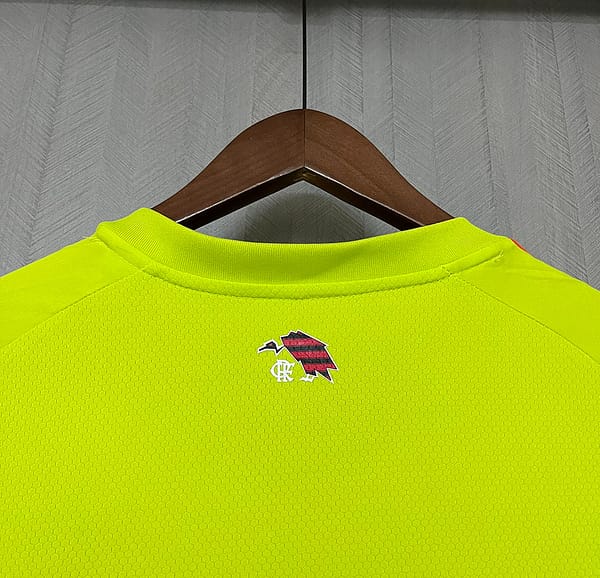 25/26 Flamengo Goalkeeper Fluorescent Green Jersey S-XXXXL - Image 3