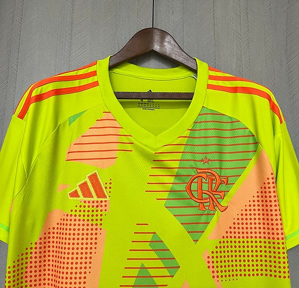 25/26 Flamengo Goalkeeper Fluorescent Green Jersey S-XXXXL - Image 6