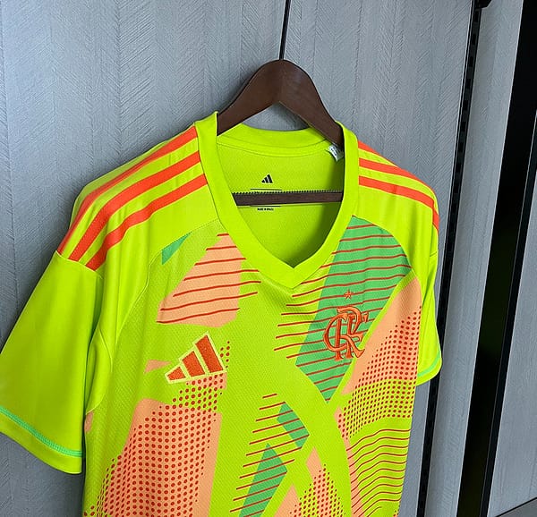 25/26 Flamengo Goalkeeper Fluorescent Green Jersey S-XXXXL - Image 7