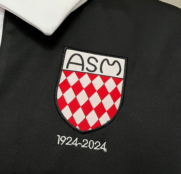 25/26 AS Monaco 100th Anniversary Black Jersey - Image 3