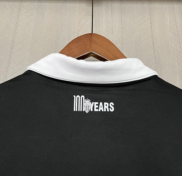 25/26 AS Monaco 100th Anniversary Black Jersey - Image 6