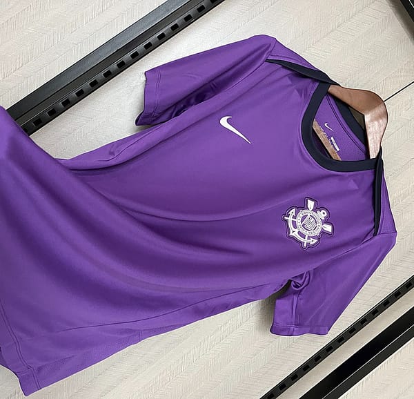 25/26 Corinthians Training Jersey Purple Jersey S-XXXXL - Image 7