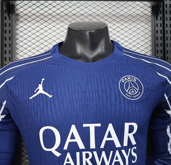24/25 Player Version PSG Forth Blue Long Sleeve Jersey - Image 9
