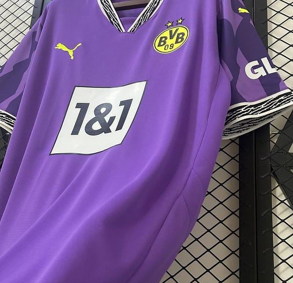 24/25 Borussia Dortmund Purple Goalkeeper Jersey - Image 6