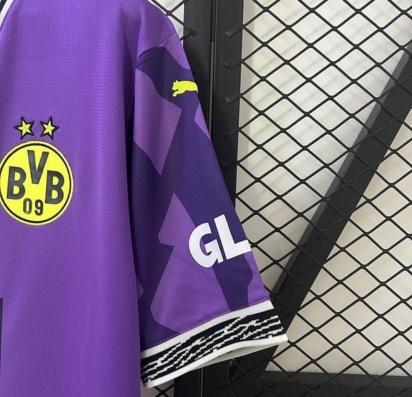 24/25 Borussia Dortmund Purple Goalkeeper Jersey - Image 7