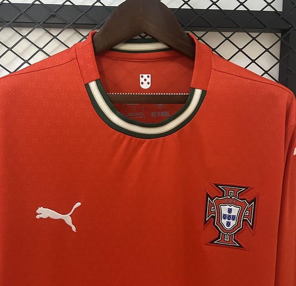 2025 Long Sleeve Portugal Home Jersey - Image 2