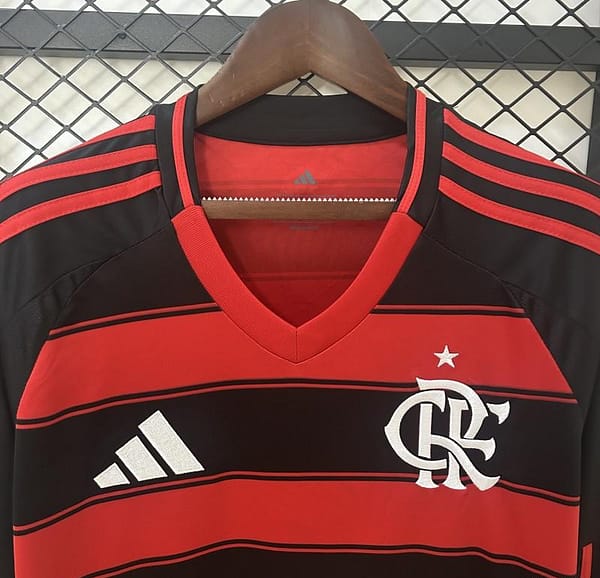 25/26 Long Sleeve Flamengo Home Jersey - Image 5