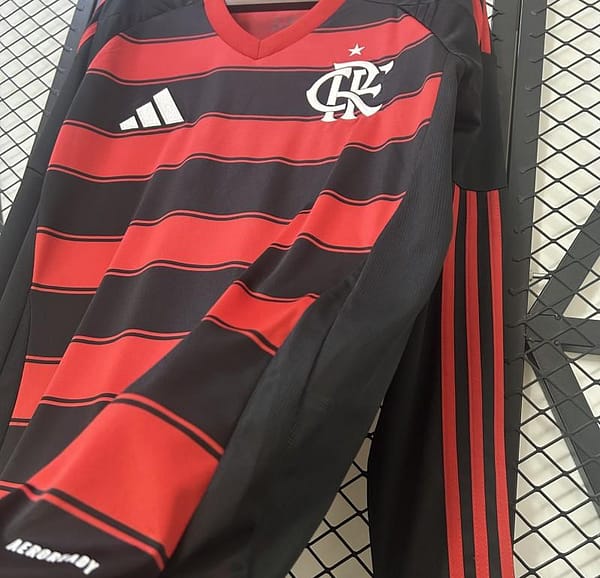 25/26 Long Sleeve Flamengo Home Jersey - Image 6