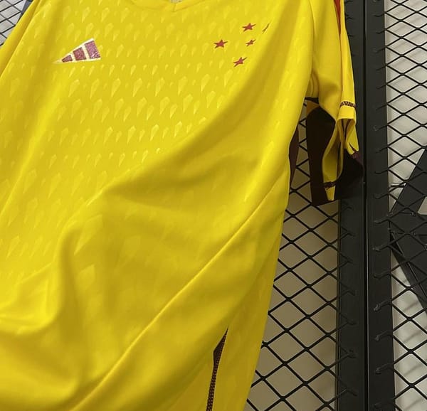 24/25 Cruzeiro Limited Edition Goalkeeper Yellow Jersey - Image 4