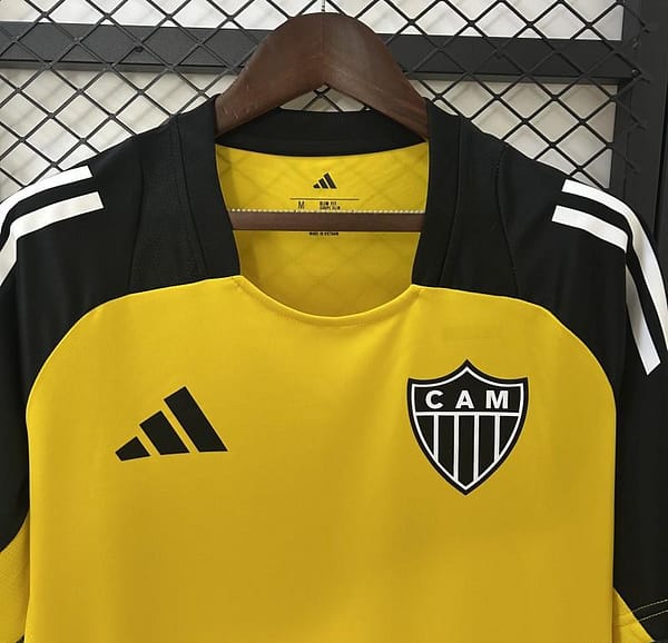 25/26 Atlético Mineiro Training Jersey Yellow - Image 4