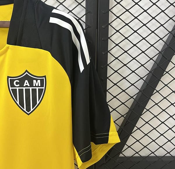 25/26 Atlético Mineiro Training Jersey Yellow - Image 7