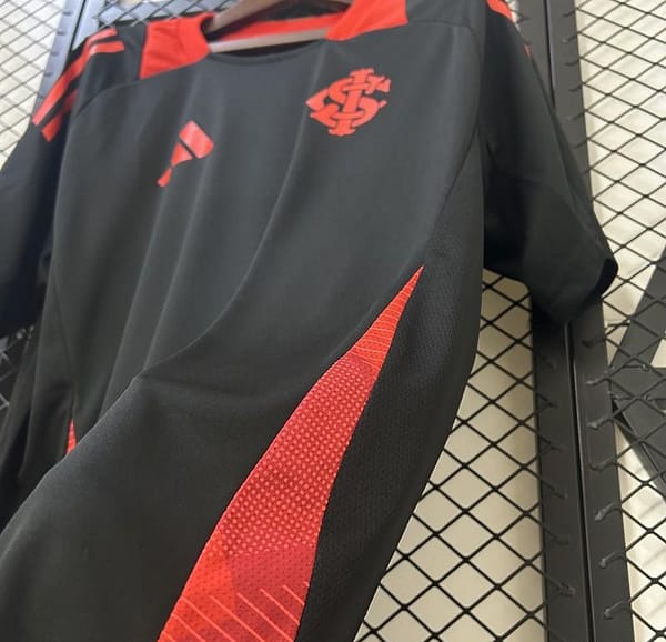 25/26 International Training Jersey Black - Image 5
