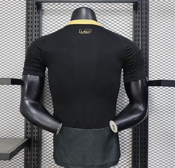 Player Version 25/26 Al-Ahli Saudi FC Black with Geometric Pattern Jersey - Image 4