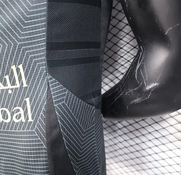 Player Version 25/26 Al-Ahli Saudi FC Black with Geometric Pattern Jersey - Image 5