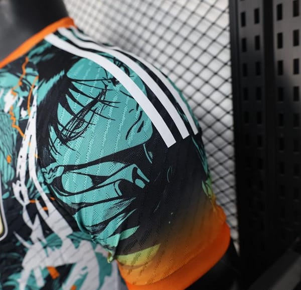 Player Version 2025 Japan Teal with Anime Warrior Jersey - Image 8