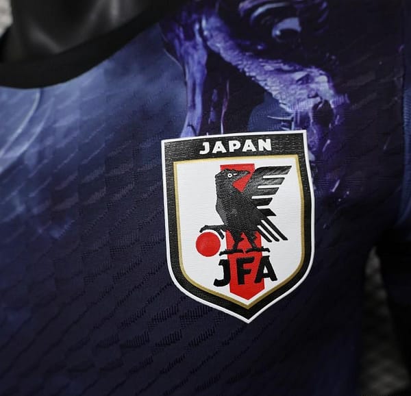 Player Version 2025 Japan NA ZHA Navy Blue with Dragon Jersey - Image 3
