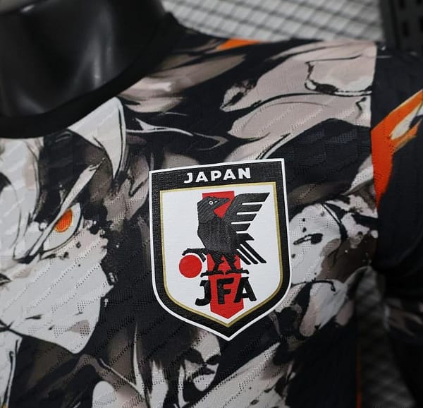 Player Version 2025 Japan White with Abstract Ink Splash Jersey - Image 2