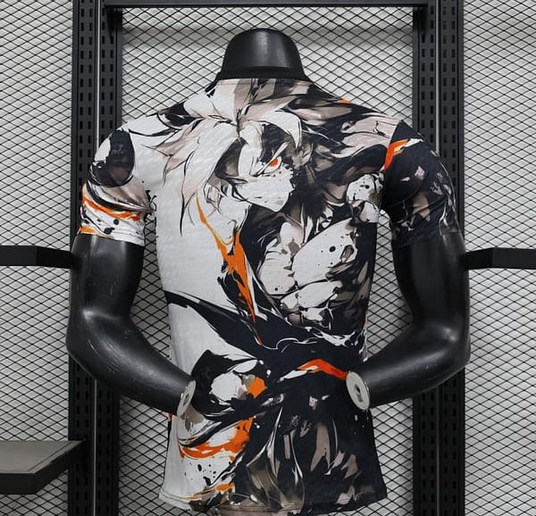 Player Version 2025 Japan White with Abstract Ink Splash Jersey - Image 4